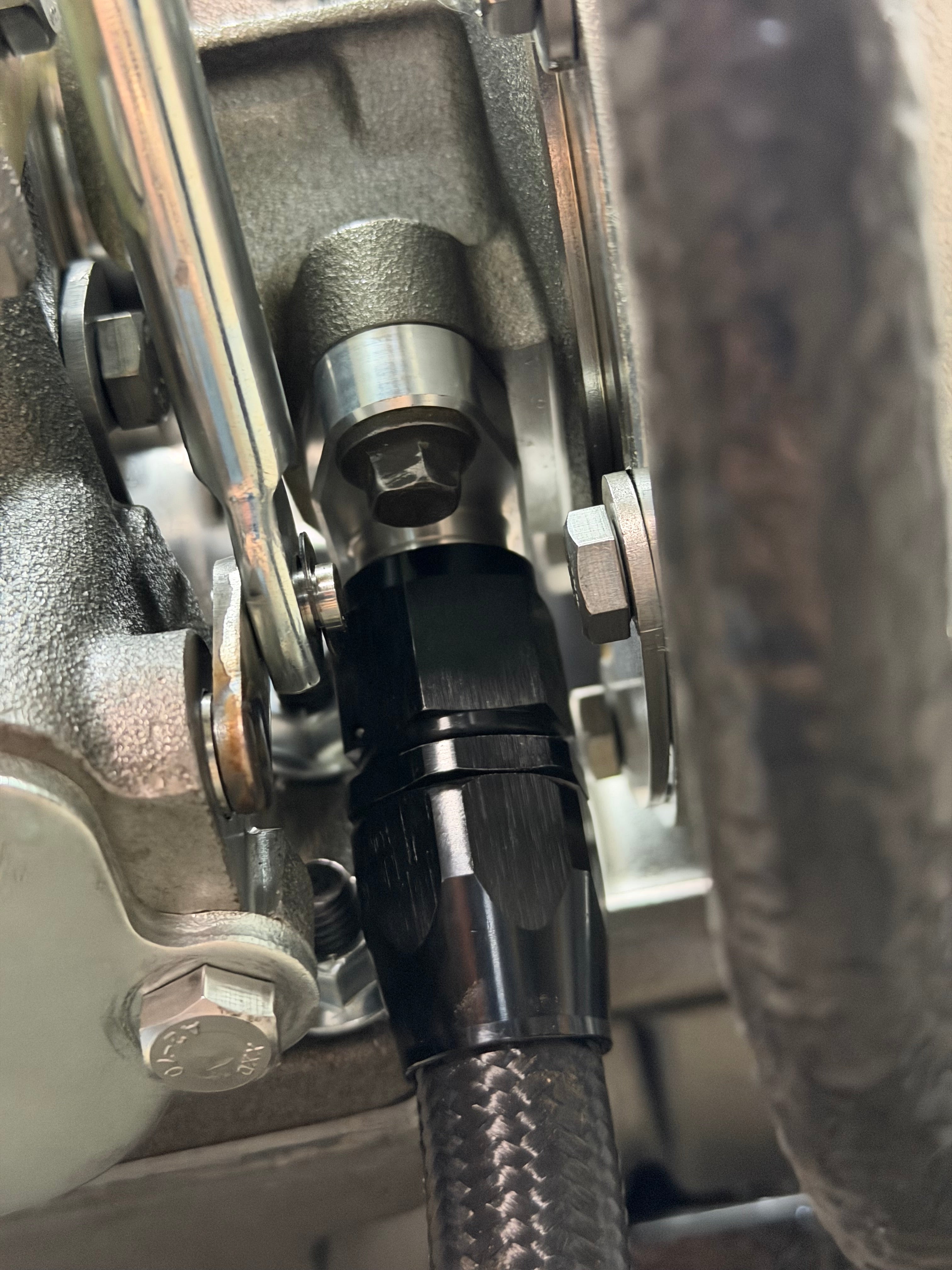 Turbo High Mount Oil Lines