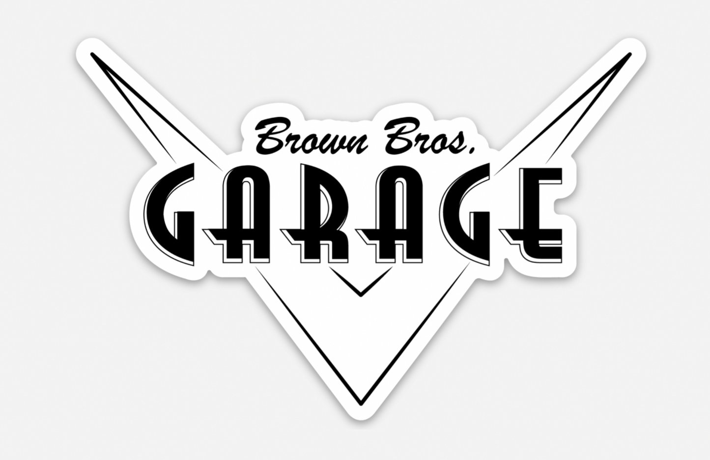 Brown Bros. Logo Sticker