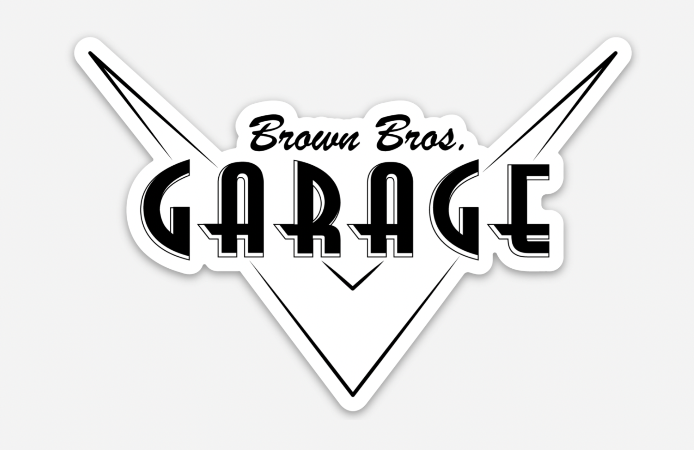 Brown Bros. Logo Sticker